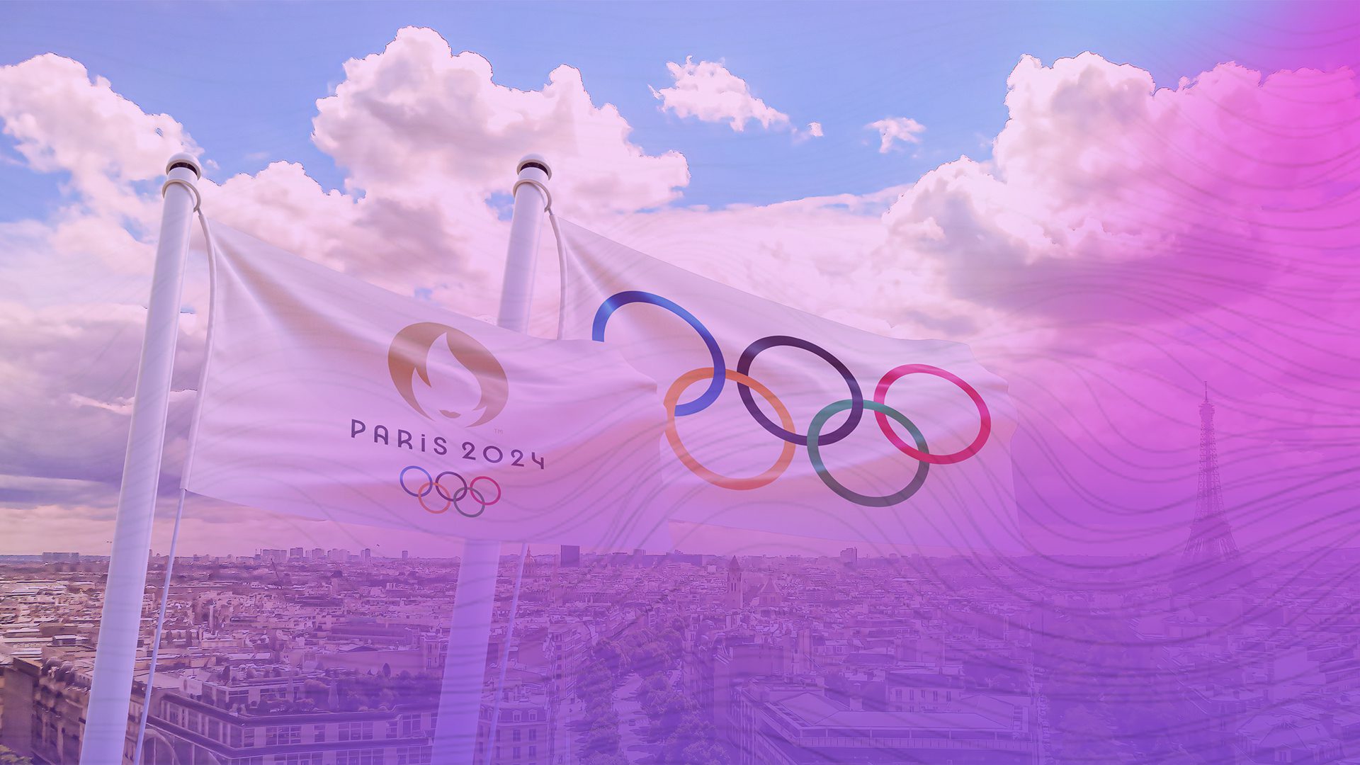 image of Olympics flags